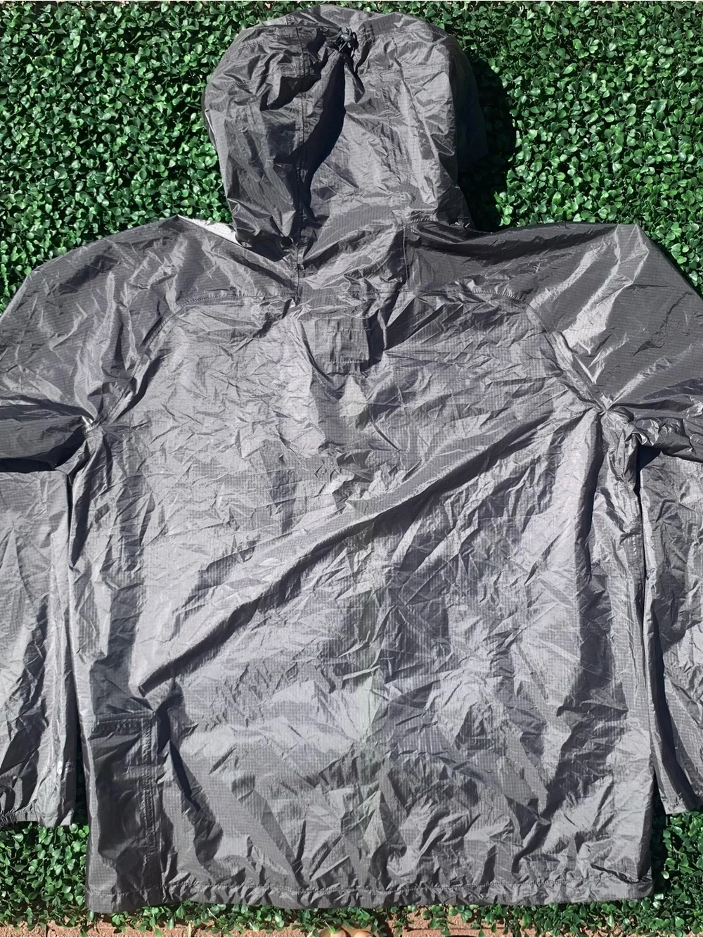 Outdoor Research Men’s Helium II Jacket in gray w/ neon yellow full zip Sz XL
